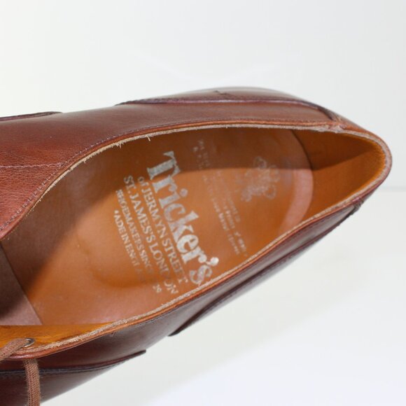 Trickers UK Brown Men Leather Dress Shoes (10.5 UK / 11.5 US) - Picture 9 of 11